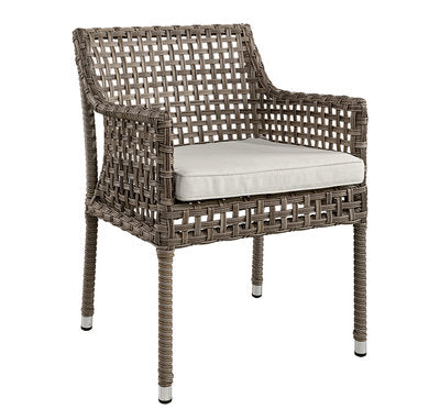 Malta White Outdoor Dining Chair