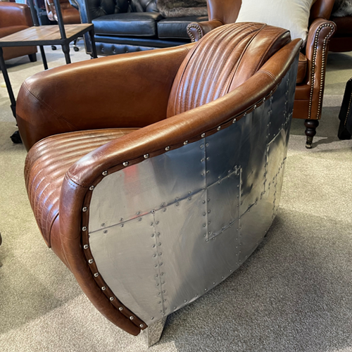 Aviator Leather Armchair