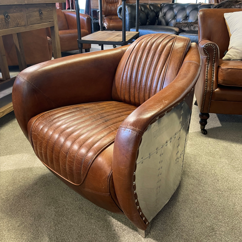 Aviator Leather Armchair