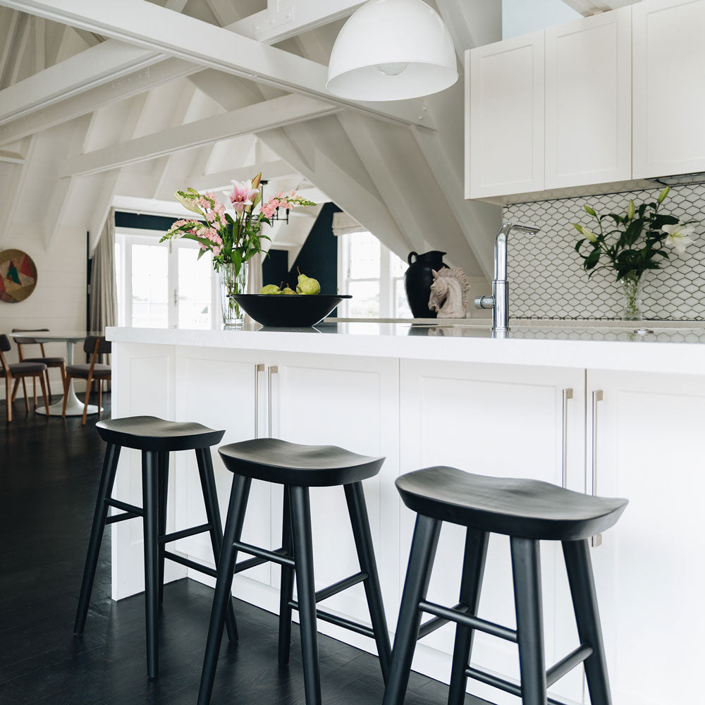 Vitrine Oak Barstool - Black