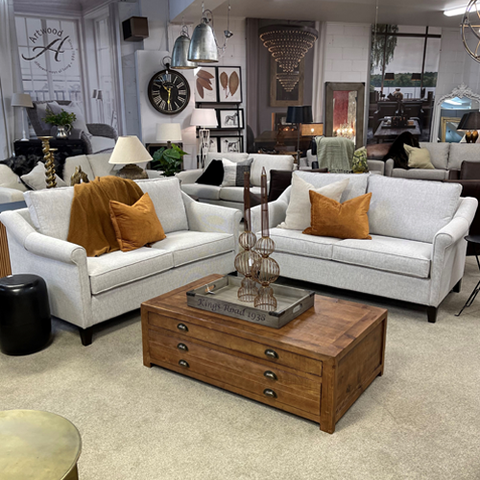 Balmoral 2.5 2.5 Seater Lounge Suite NZ Made Belinda Fabric