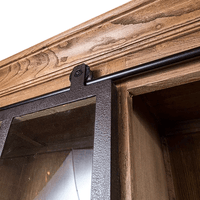 Barn Sliding Door Double Cabinet
