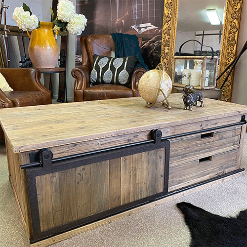 Barrett Barn Sliding Door Coffee Table