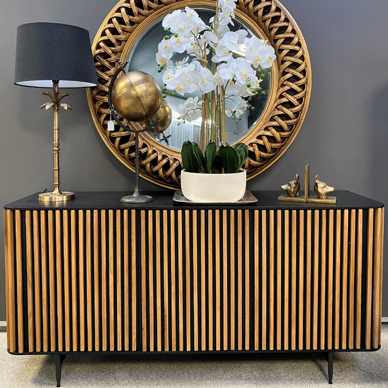 Bauhaus Sideboard - Black & Oak