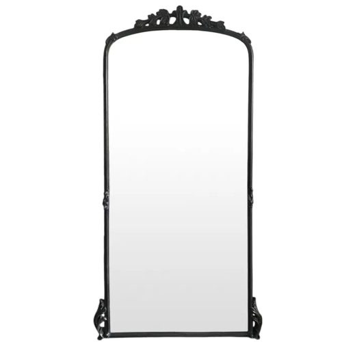 Bella Vita Full Length Mirror - Aged Black - 190cm