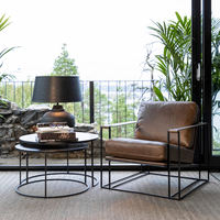 Artwood Bellagio Leather Armchair - Chocolate