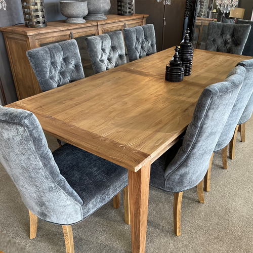 Benton Elm Dining Table - 220cm