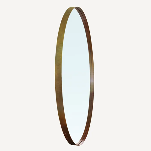Bettina Round Mirror - Copper Finish - 110cm
