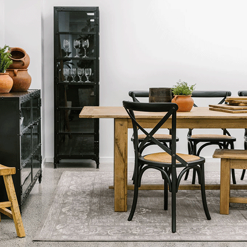 Bordeaux Cross Back Dining Chair main image 0