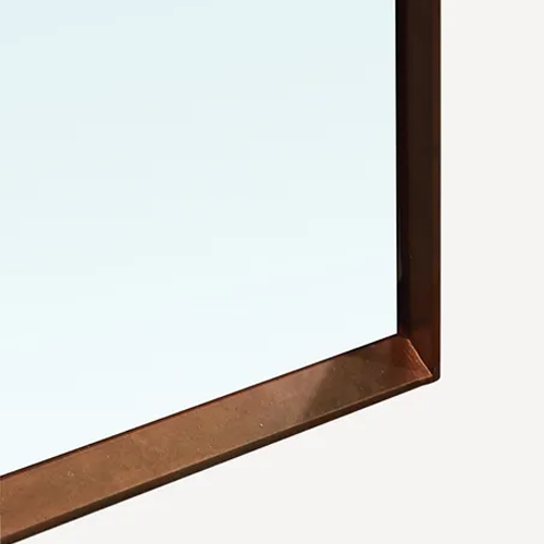 Bettina Mantel Arch Mirror - Copper Finish - 135cm