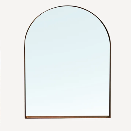 Bettina Mantel Arch Mirror - Copper Finish - 135cm