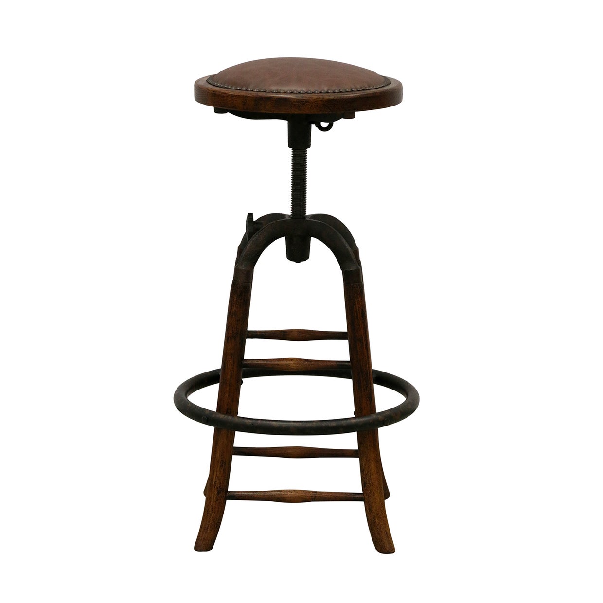 Cambridge Bar Stool with Leather Seat