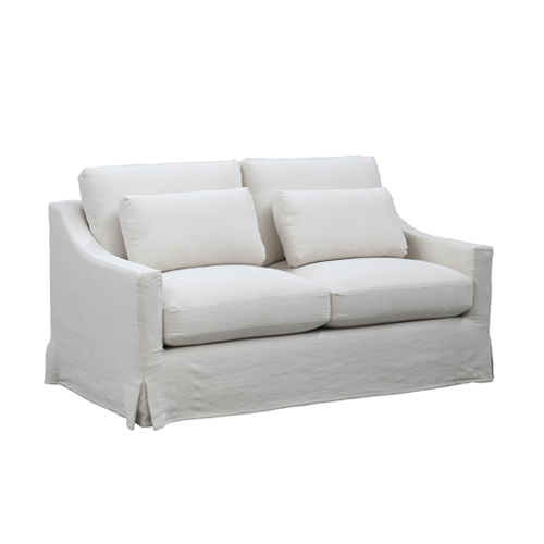 Cape Cod 3.5 Seater Linen Slip Cover Sofa - Natural Linen