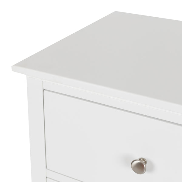 Casey White Bedroom Drawers - 6 Drawer