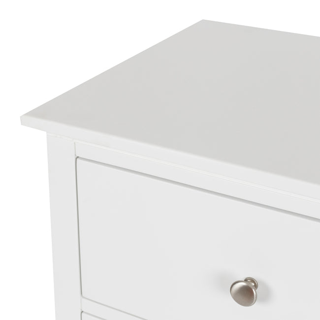 Casey White Bedroom Drawers - 6 Drawer