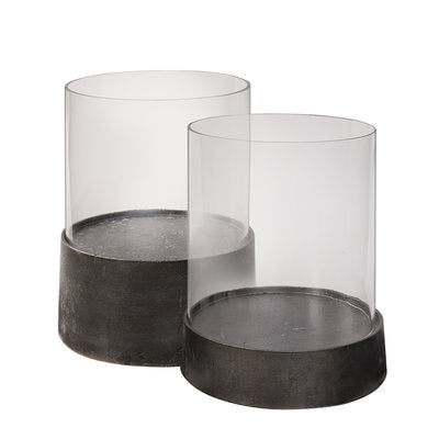 Artwood Celano Antique Black Lanterns – Set of 2