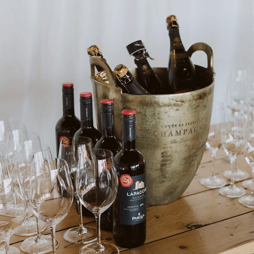 Wine Bucket in Burnt-Pewter Finish -  Large