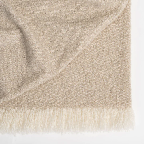Clive NZ Wool Throw - Natural