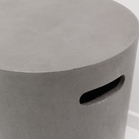 Concrete Pipe Side Table/Stool - Grey