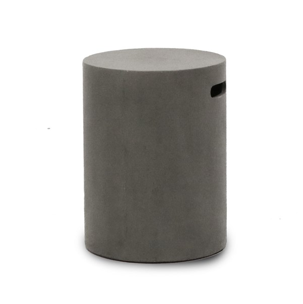 Round Concrete Outdoor Side Table