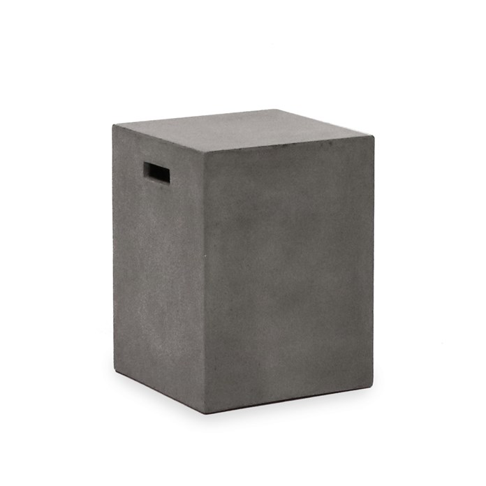 concrete side table stool