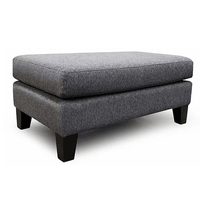 Cushion Top Ottoman Footstool - Custom NZ Made - Choose Your Fabric & Size