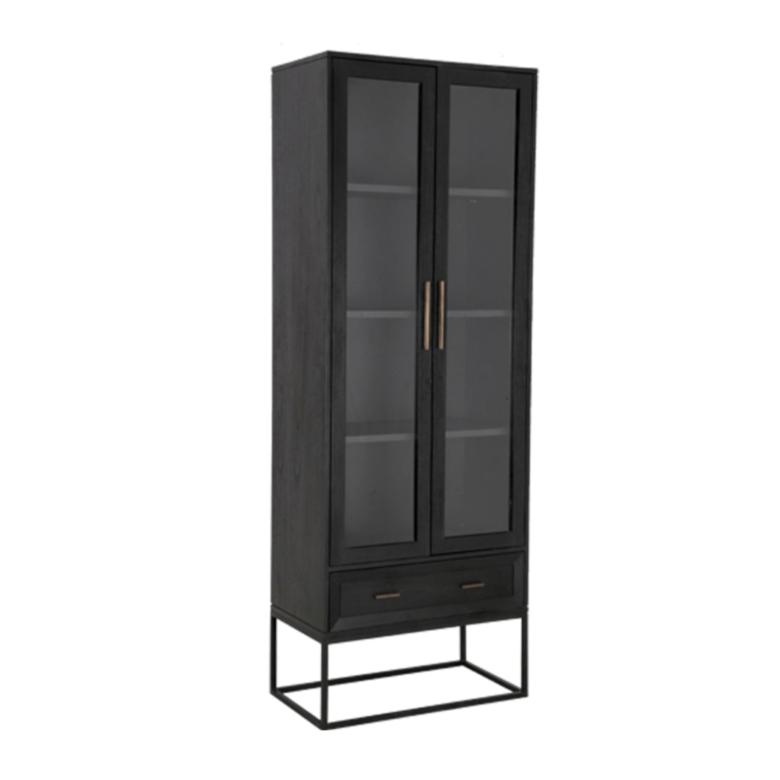 Dallas Black Display Cabinet