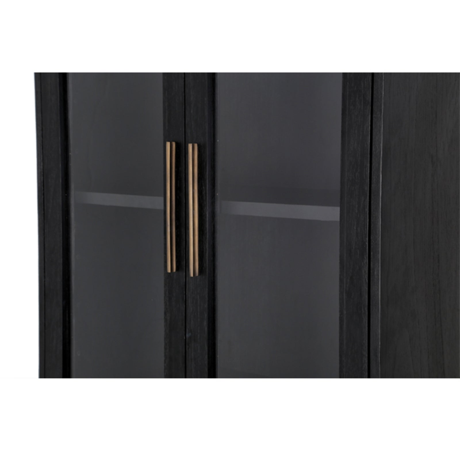 Dallas Black Display Cabinet
