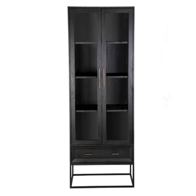 Dallas Black Display Cabinet