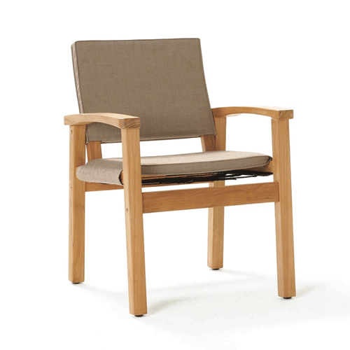 Devon Barker Outdoor Chair - Latte