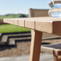 Devon St Clair Teak Outdoor Dining Table - 2200