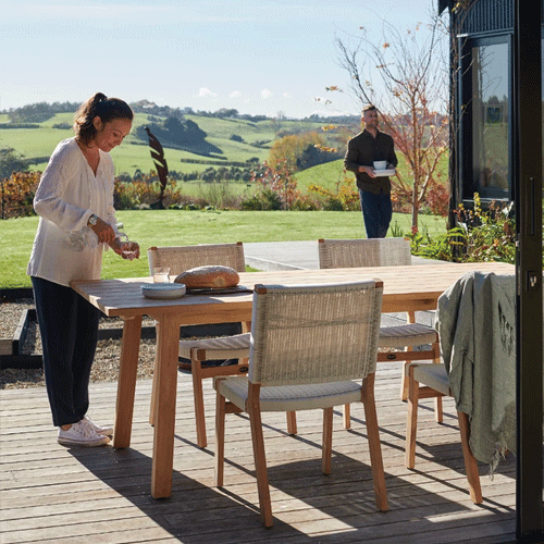 Devon St Clair Teak Outdoor Dining Table - 2200