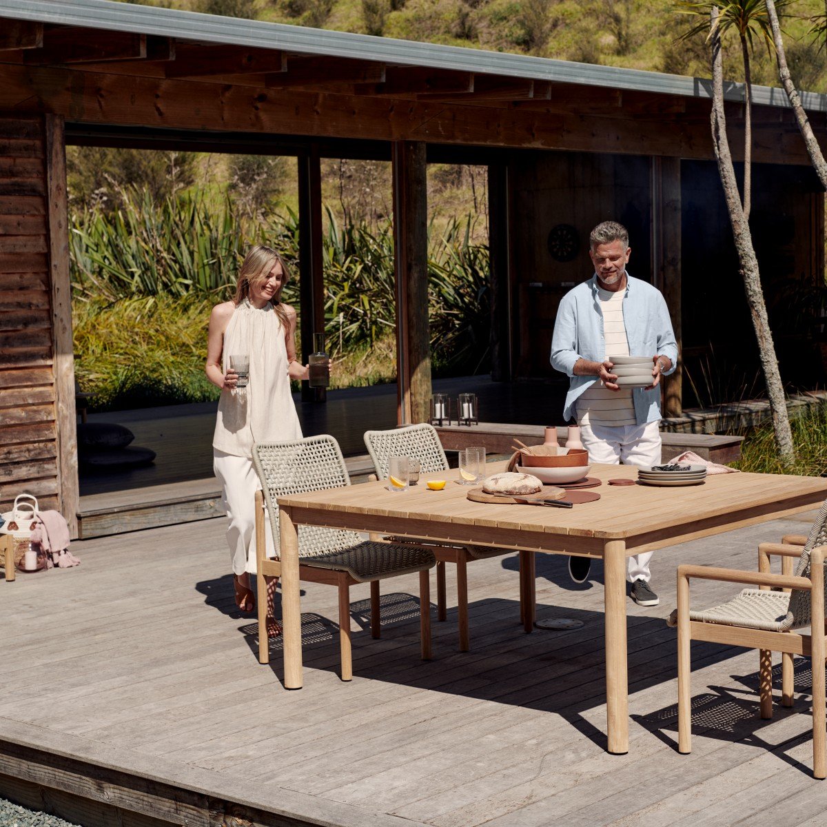 Devon Opito Square Outdoor Dining Table 1600 Square