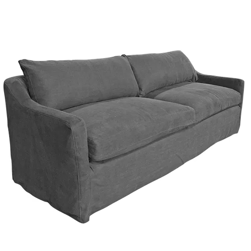 Dume Slip Cover Sofa - Graphite
