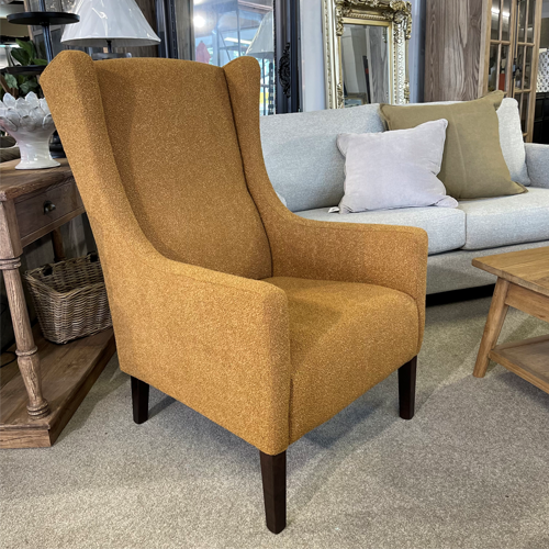 Durham Chair - Fontaine Mustard - Custom NZ Made