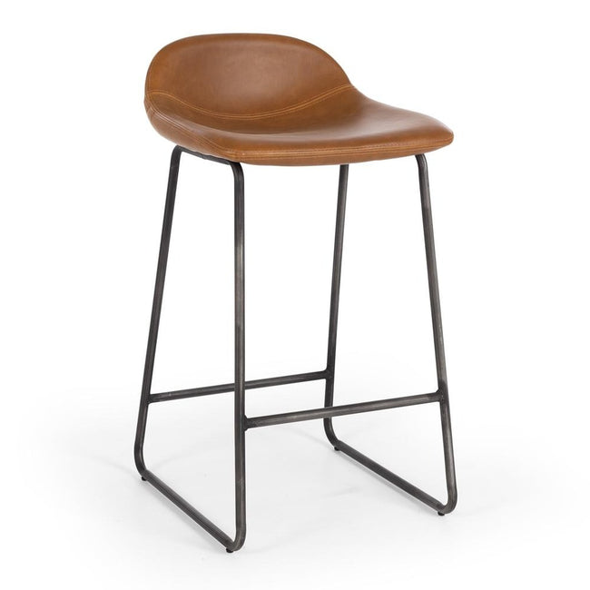 Bauhaus Barstool - Cognac