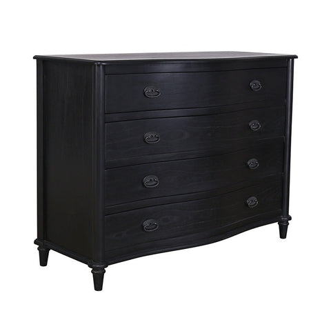 Casey White Bedside Table - 3 Drawer