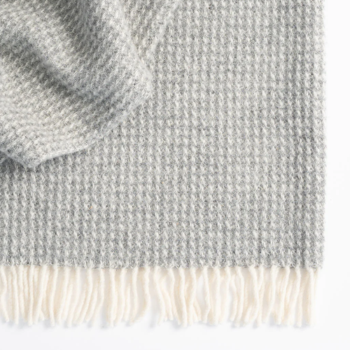 Breckon NZ Wool Throw - Fog