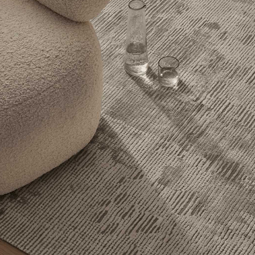 Glebe Floor Rug - Silver 