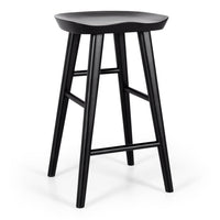 Fuji Oak Barstool - Black