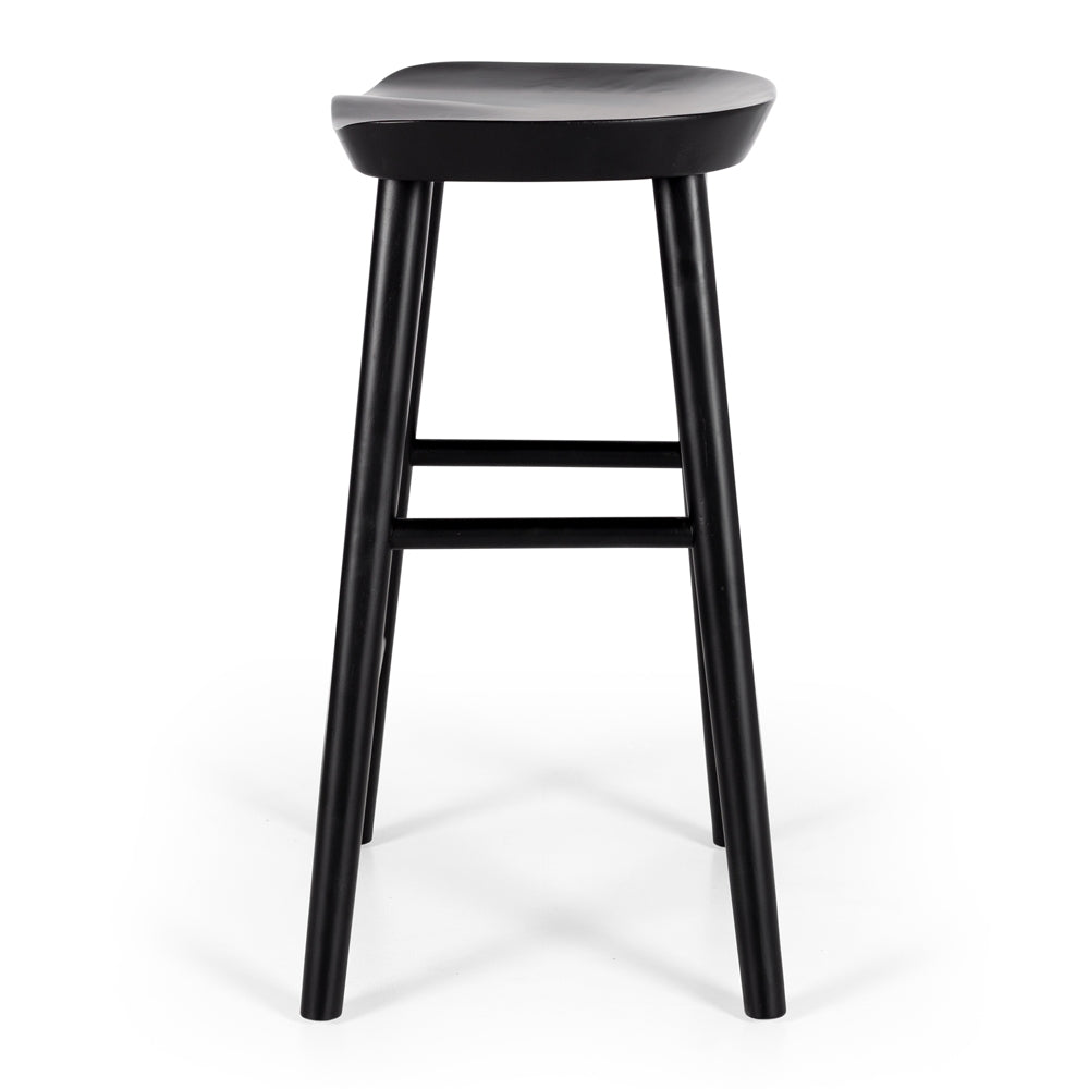 Vitrine Oak Barstool - Black