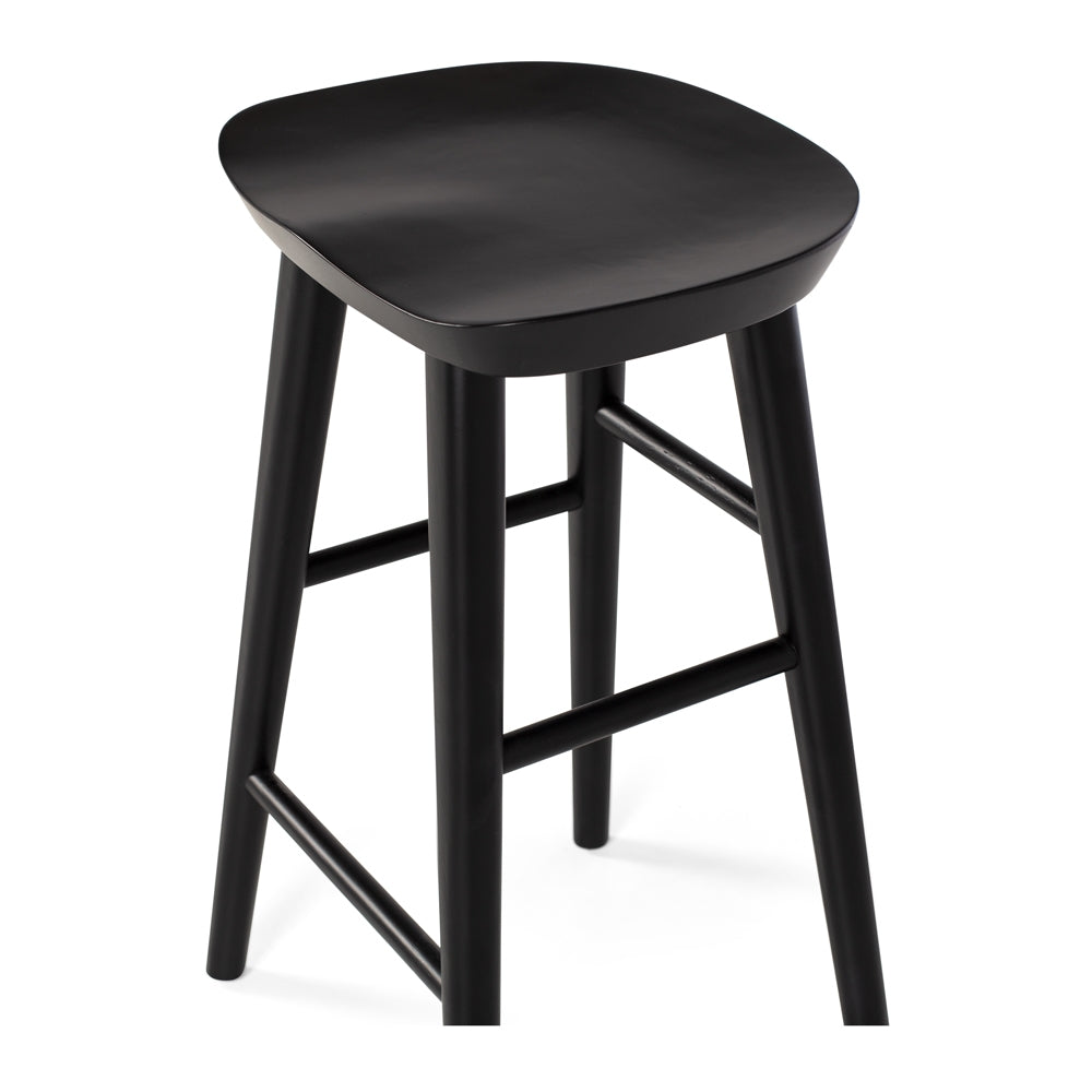 Vitrine Oak Barstool - Black