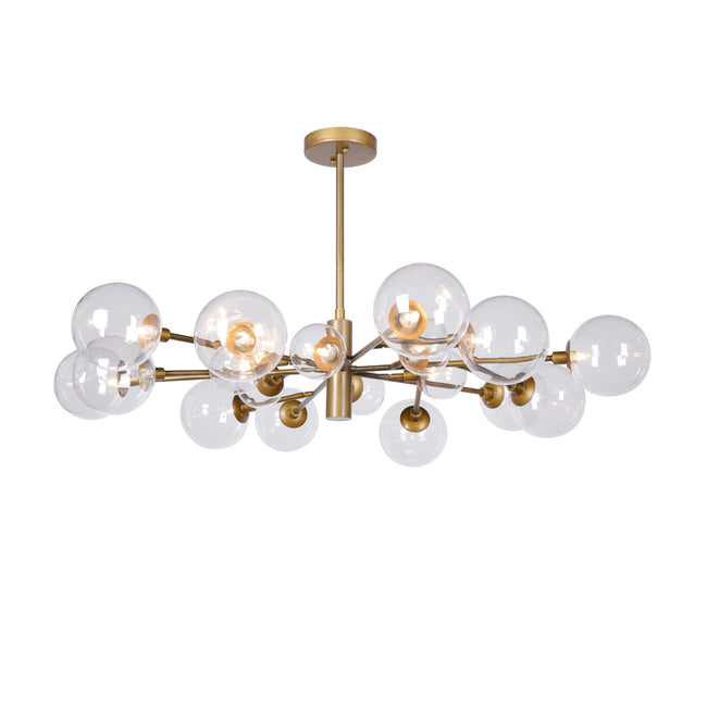 Halo Covalent Light Pendant - Brass