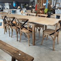 Hartley Double Extension Dining Table - 1.8m - 2.3m - 2.8m