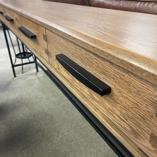 Hartley Console Table - 4 Drawer - Natural Oak
