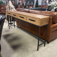 hartley console table in oak