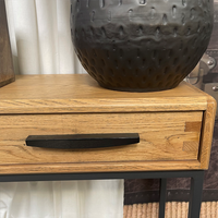 Hartley Console - 3 Drawer - Natural Oak