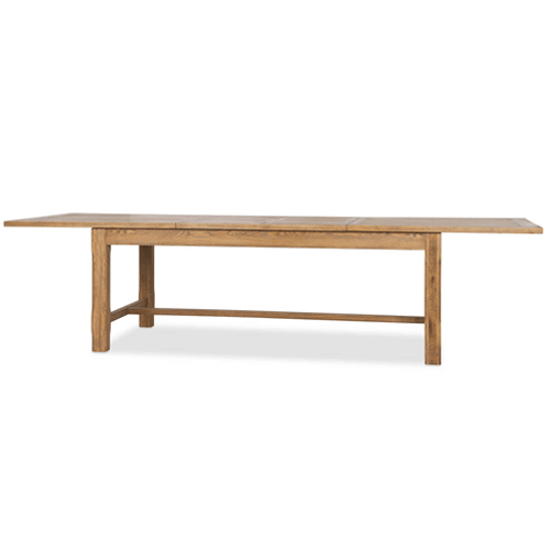 Hartley Extension Dining Table with Crossbar - 2.1m - 2.6m - 3.1m