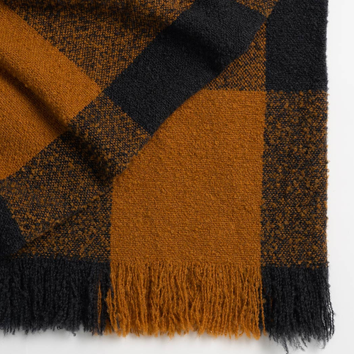 Havelock NZ Wool Throw Ochre Made in NZ Greenslades Furniture