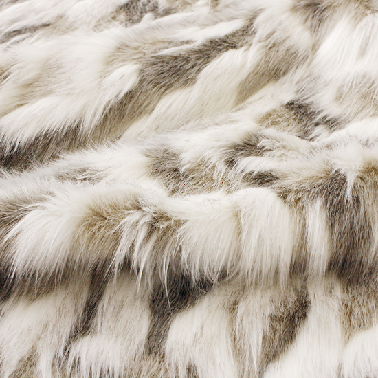 Heirloom NZ Made Faux Fur Throw - 150x180cm - Snowshoe Hare
